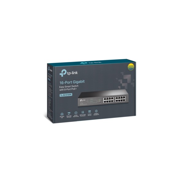 TP-Link Switch 16-port 10/100/1000 TL-SG1016PE