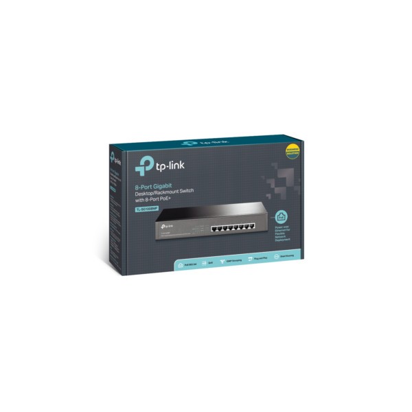 TP-Link Switch Gigabit 8-port 10/100/1000M TL-SG1008MP