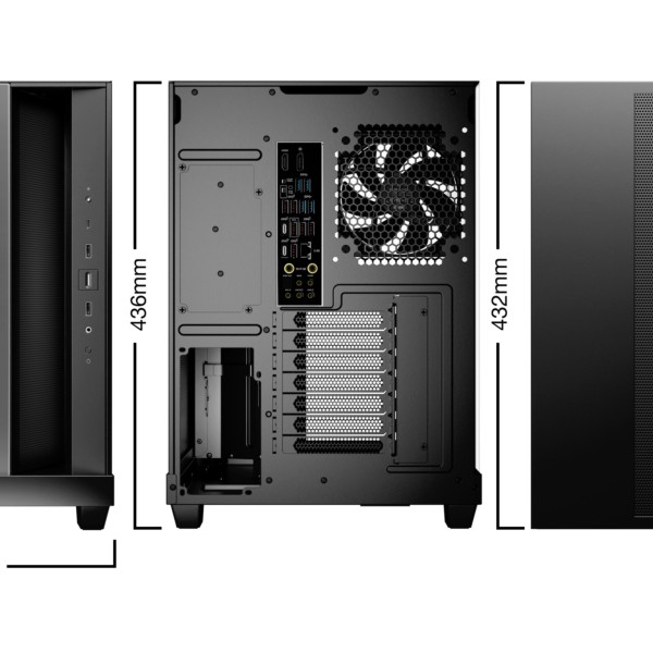 PC- Gehäuse BeQuiet Light Base 500 schwarz
