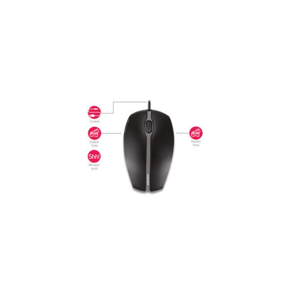 Mouse Cherry Gentix silent schwarz (JM-0310-2)
