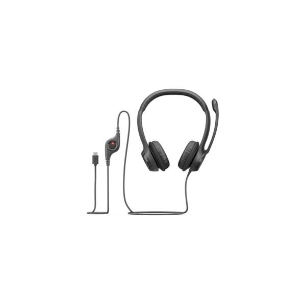 B-Headset Logitech H390 wired black (981-001576)