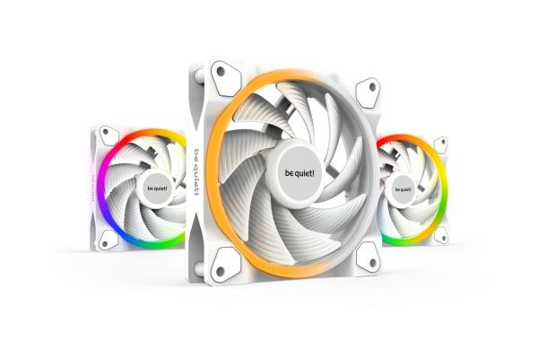 PC- Gehäuselüfter Be Quiet Light Wings 120mm PWM high-speed Triple Pack White (BL101)