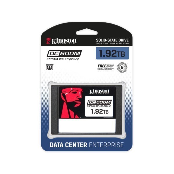 SSD Kingston DC600M 1,92 TB Sata 3.0 2,5" Enterprise SEDC600M/1920G