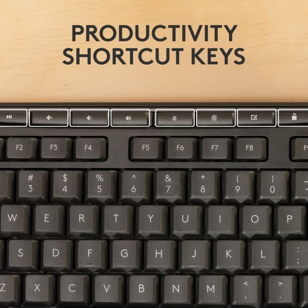 Keyboard & Mouse Logitech MK370 Combo for Business - graphite - DE - Tastatur - Bluetooth (920-012065)