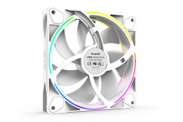 PC- Gehäuselüfter Be Quiet Light Wings 140mm PWM Triple Pack White (BL102)