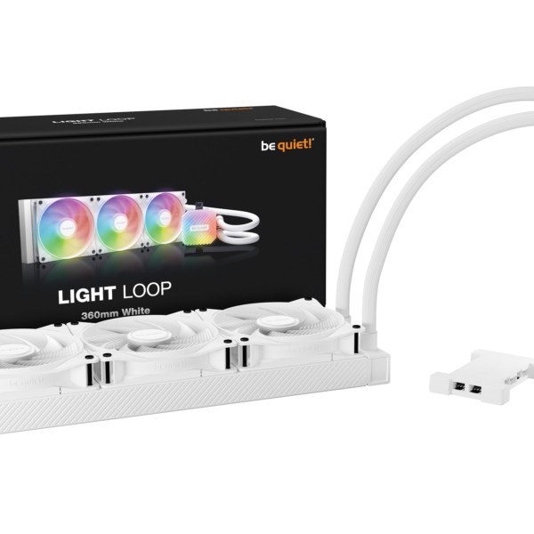 Cooler Be Quiet! Light Loop - Prozessor - Wasserkühlung - 360mm White (BW023)