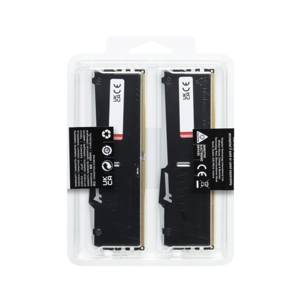 DDR5 64GB KIT 2x32GB PC 5600 Kingston FURY Beast RGB EX KF556C36BBEAK2-64