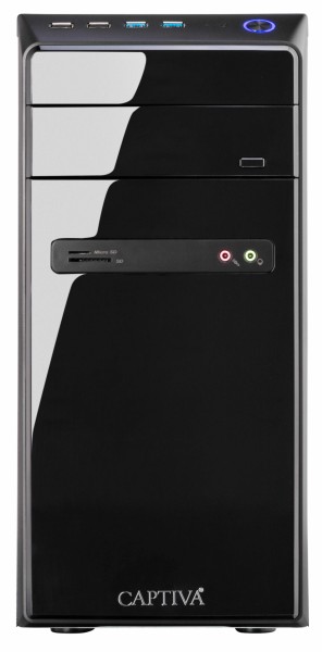 Captiva PC Business/Office R10-2687 (Ryzen 5 5655G/SSD 500GB/16GB/WLAN/Windows 11 Home 64-bit)