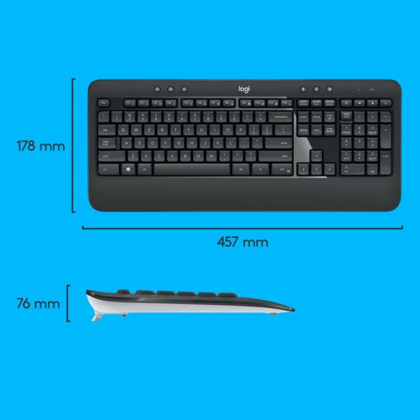 Keyboard & Mouse Logitech Wireless MK540 (US) (920-008685)