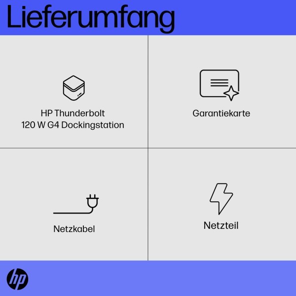 B-HP Thunderbolt Dock G4 Docking Station 4J0A2AA#ABB