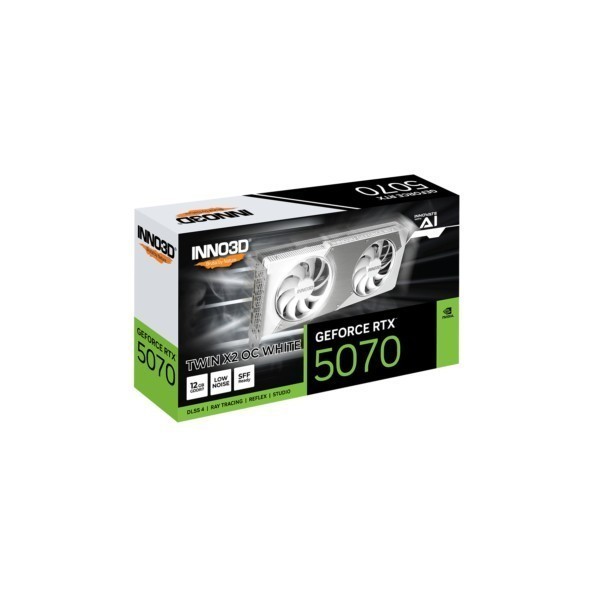 VGA Inno3D GeForce® RTX 5070 12GB Twin X2 OC White