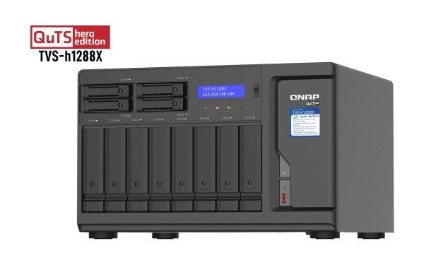 NAS Server QNAP TVS-h1288X-W1250-16G 12-Bay
