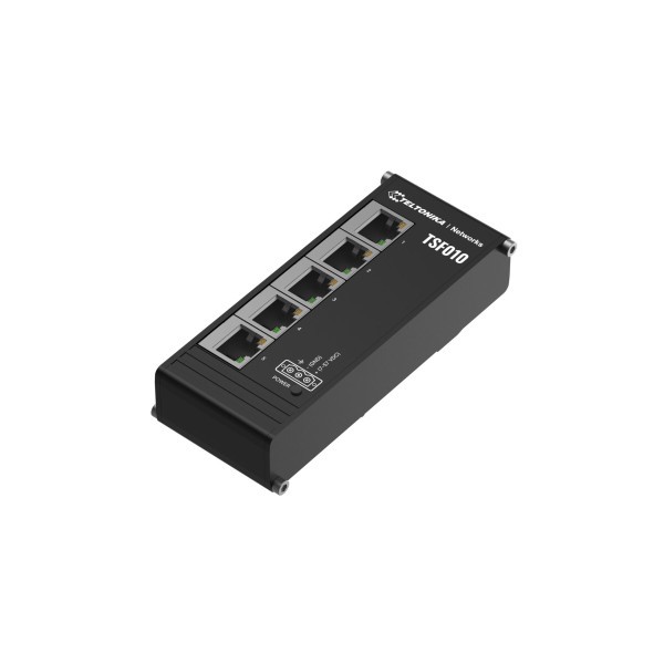 Teltonika TSF010 Unmanaged Ethernet-Switch 5x100 Mbps, flat