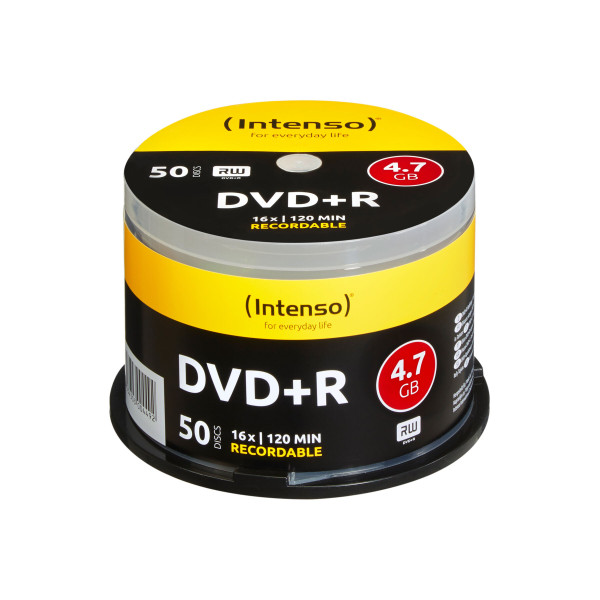 Intenso DVD+R 50 Stück 4,7GB Cakebox 4111155
