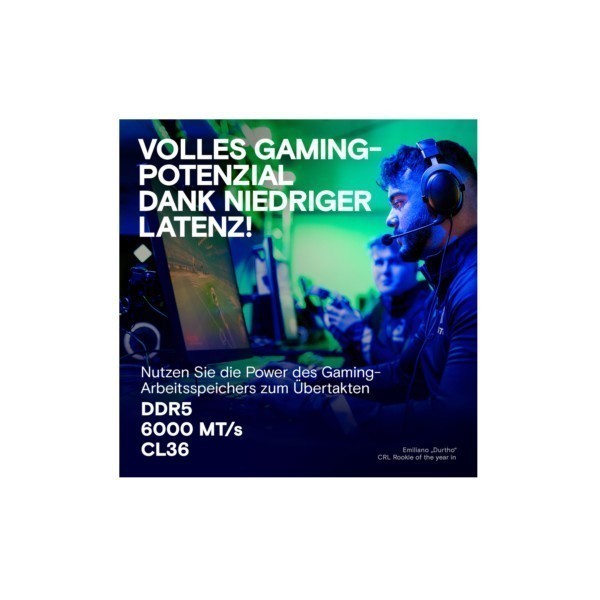 DDR5 32GB KIT 2x16GB PC 6000 Crucial PRO Overclocking Edition CP2K16G60C36U5W weiß