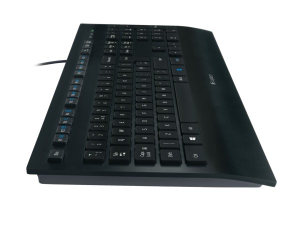 Keyboard Logitech K280E Pro Business - Kabelgebunden- Schwarz (US) (920-005217)