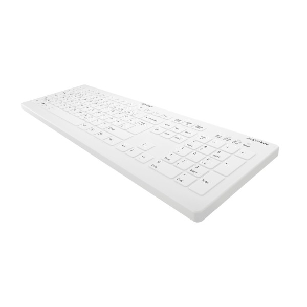 Keyboard Contour Medical ACTIVE KEY AK-C8112 Wireless white (DE) (AK-C8112-FU1-W/DE)