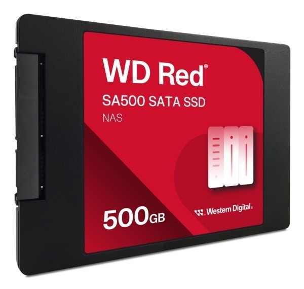 SSD WD RED SA500 500GB NAS Sata3 2,5" 7mm WDS500G1R0A 3D NAND