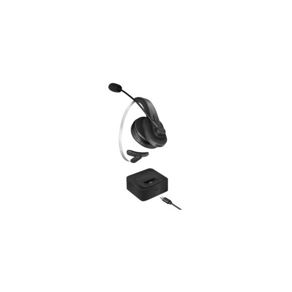 LogiLink Bluetooth Headset, Mono, with charging stand BT0059