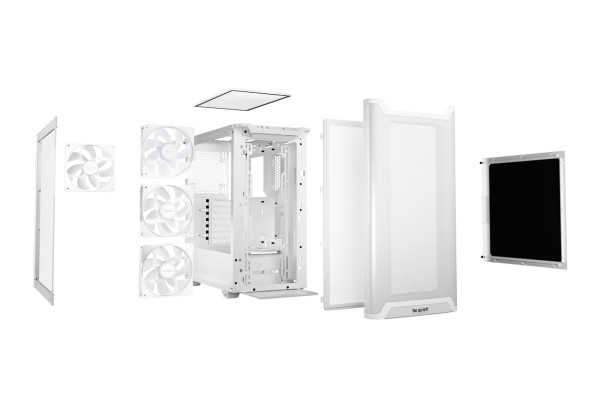 PC- Gehäuse BeQuiet Pure Base 501 LX white