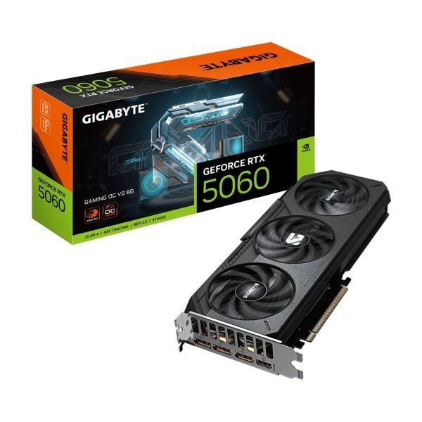 VGA Gigabyte GeForce® RTX 5060 8GB Gaming OC V2