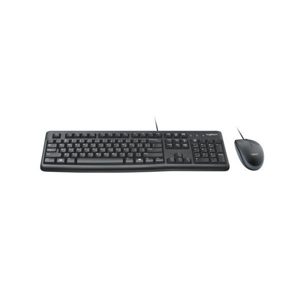 B-Keyboard & Mouse Logitech Wired Combo MK120 black (US) (920-002563)