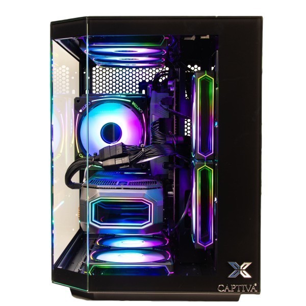 Captiva PC Highend Gaming R99-498 (Ryzen 7 9700X/RX9060 XT 16GB GDDR6/SSD 1TB/32GB/WLAN/w/o OS)
