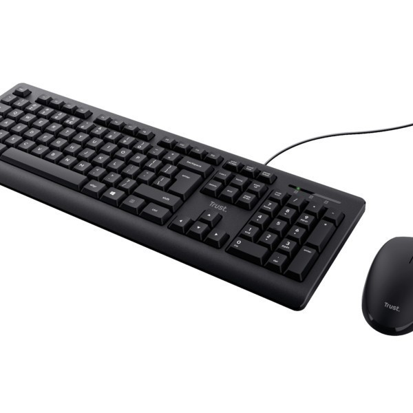 Keyboard & Mouse Trust TKM-250 schwarz 23978