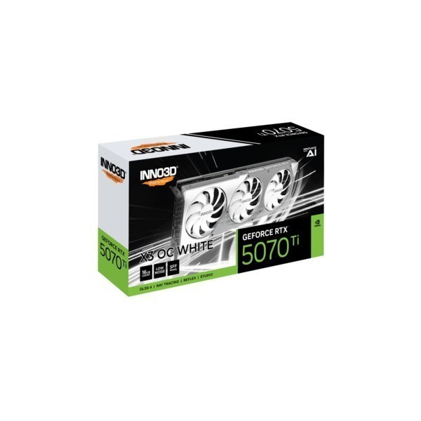 VGA Inno3D GeForce® RTX 5070 TI 16GB X3 OC WHITE