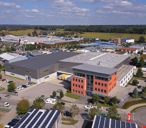 Hauptsitz von ECOM Trading in Dachau, Computer-Großhändler für den Fachhandel