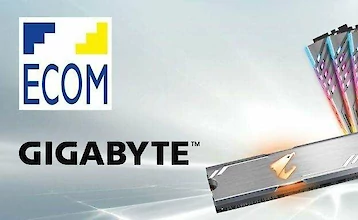 ECOM is now distributor for the SSD- and storage assortment from GIGABYTE™