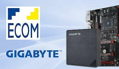 ECOM ist ab sofort offizieller Distributor für gesamtes GIGABYTE™ Mainboard und Brix-Sortiment