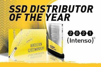 Intenso verleiht ECOM den Award "SSD DISTRIBUTOR OF THE YEAR 2021"